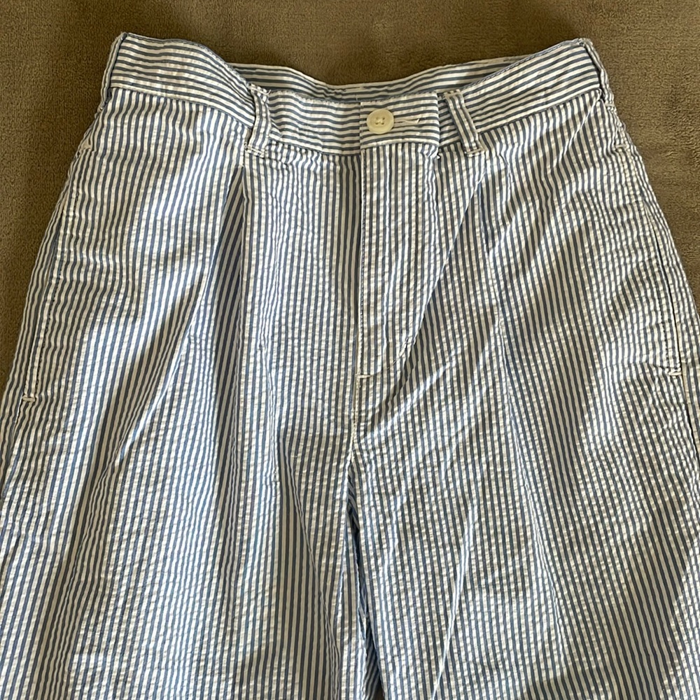 Talbots Boys seersucker pants size 12